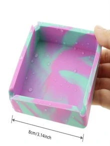 1pc Silicone Ashtray, Pink Creative Colorful Ashtray For Household - Pink - View 2