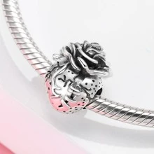 MAGIC CHARMS Heart Shaped DIY Sterling Silver Bead - Silver - View 2