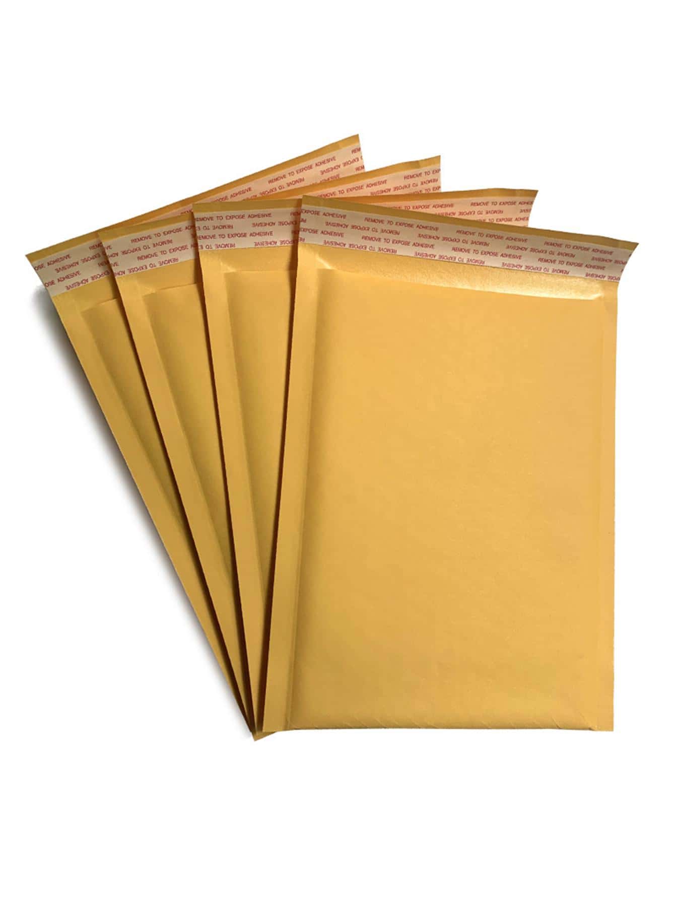 10 piezas Bolsa de sobres unicolor papel - Amarillo - Ver 4