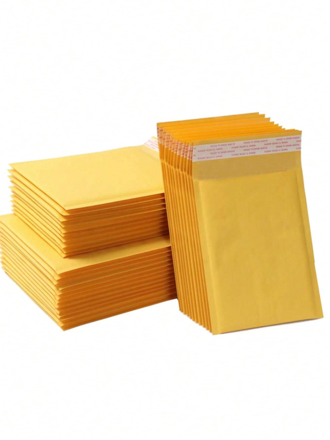 10 piezas Bolsa de sobres unicolor papel - Amarillo - Ver 1
