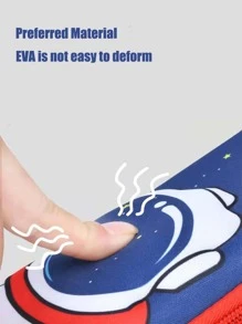 1入組卡通圖案鉛筆粉色可愛筆袋適用於學生 - 粉色 - 查看 4