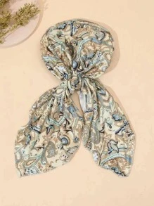 Paisley Print Long Tail Durag - Multicolor - View 3