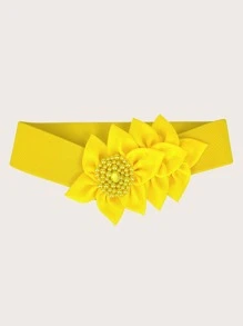 花朵装饰宽腰带 优雅的完美礼物 送给朋友 日常使用 万圣节 夏季，学校 秋季，秋季，万圣节