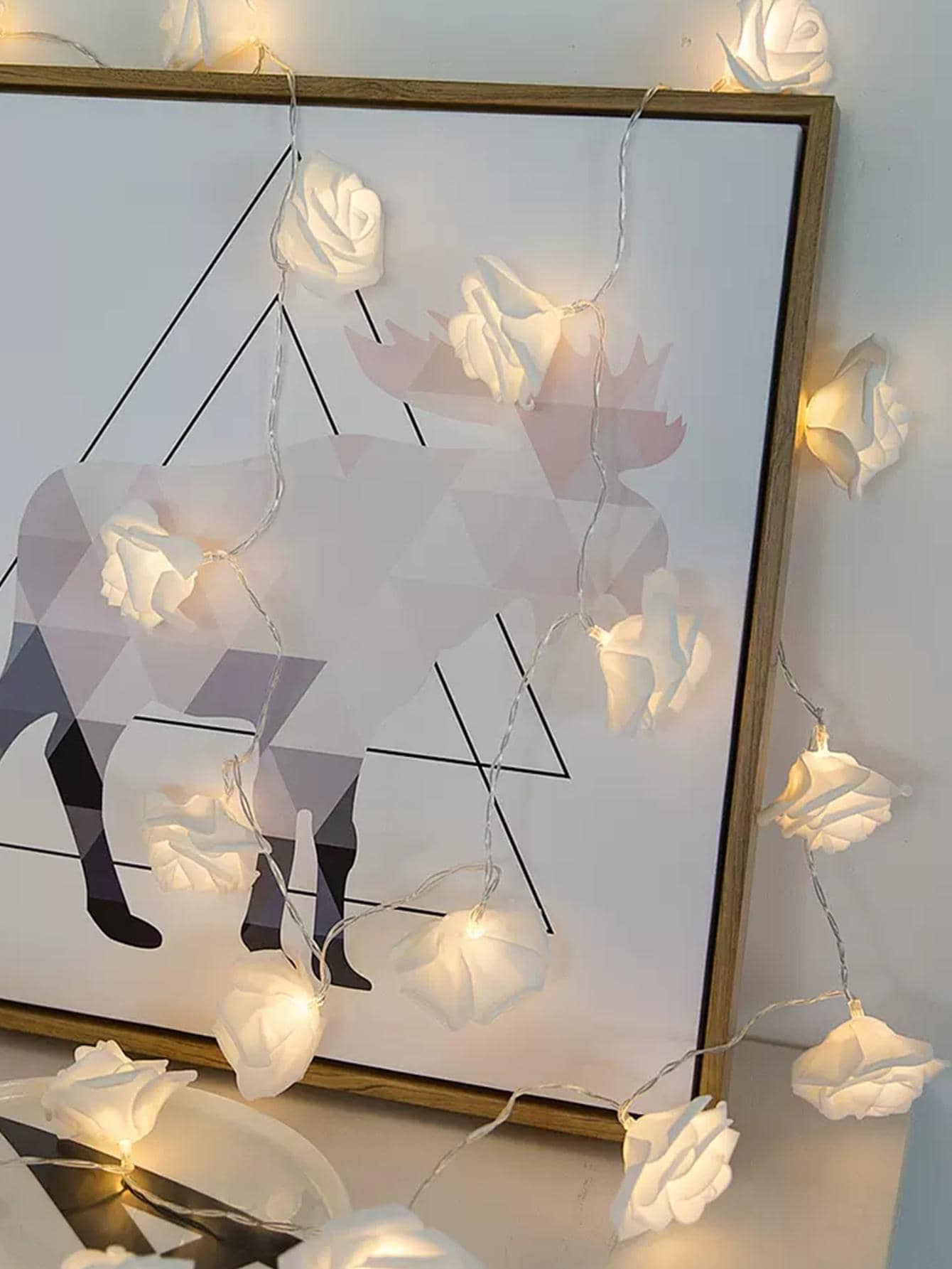 Led Rose Flower String Light, Indoor Proposing Ambiance Light, Birthday