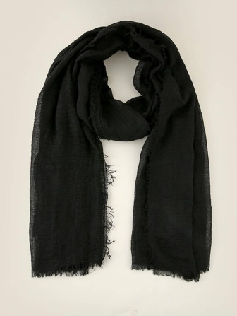 1枚リネンストール カジュアル 冬 秋