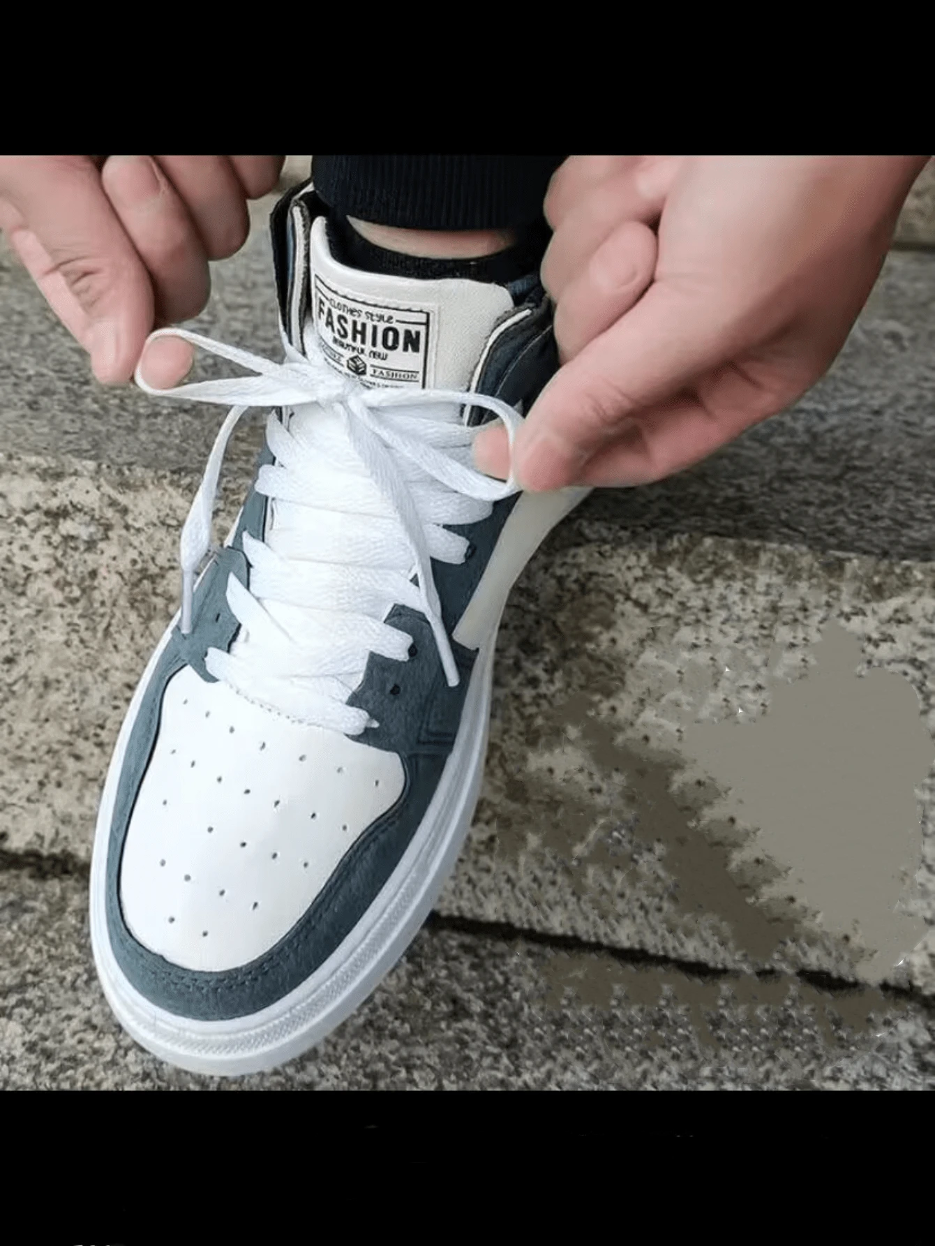 3雙滌綸鞋帶白色中性配件適用於鞋 - 白色 - 查看 1