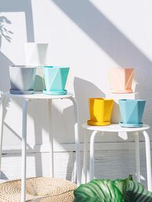 1 lọ hoa màu trơn - Màu vàng - Xem 4