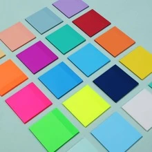 1入組素色便利貼，學生用簡易自粘墊 - 玫紅色 - 查看 6