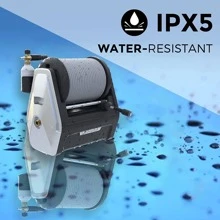 Grandfalls Pressure Washer Plus Soft, Electric Pressure Washer Wall Mount, 100ft Retractable Pressure Washer Reel, 4 Quick Connect Nozzles, Foam Cannon, Cleaning Patios, Cars, Driveways - 銀色 - 查看 6