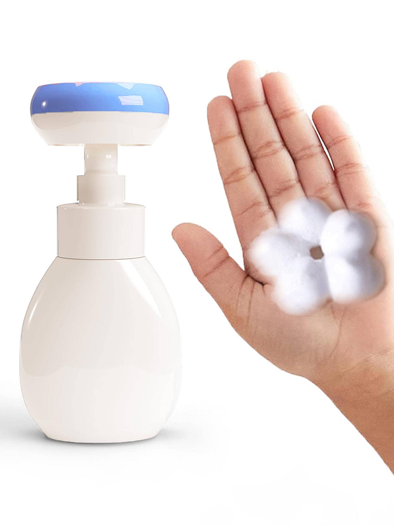 1入組花泡沫乳液分配器 - 藍色 - 查看 1