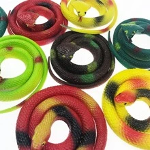 3入組橡膠蛇設計隨機顏色玩具 - 彩色 - 查看 4