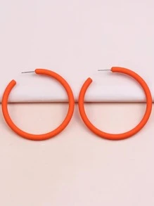 Hoa tai vòng tối giản - trái cam - Xem 2