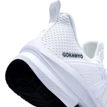 APRILSPRING Fashion Women's Sneakers Breathable Mesh Running Shoes Outdoor Sports Shoes Non Slip Tennis Shoes - 白色 - 查看 7