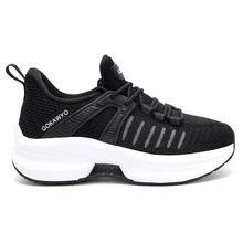 Women's Slip on Breathable Walking Shoes Casual Lightweight Sport Shoes Gym Fashion Sneakers - 黑色 - 查看 4