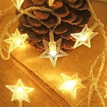 8 Corner Bed Canopy With 100 LED Star String Lights Battery Operated, Bed Netting Unique Style 4 Door Square Canopy Bed Curtains Canopy - Suggested For Twin Full Queen King Bed - Black - View 6