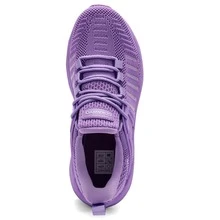 APRILSRING Women's Sports Shoes Lightweight Running Shoes Outdoor Non Slip Tennis Shoes Breathable Women's Sneakers - 淡紫色 - 查看 5