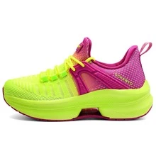 New Fashion Women's Shoes Lightweight Running Shoes Outdoor Non Slip Tennis Shoes Gym Fashion Breathable Sneakers - 黃色 - 查看 3