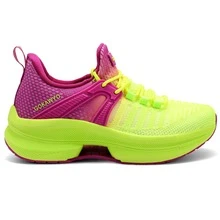 New Fashion Women's Shoes Lightweight Running Shoes Outdoor Non Slip Tennis Shoes Gym Fashion Breathable Sneakers - 黃色 - 查看 4