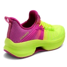 New Fashion Women's Shoes Lightweight Running Shoes Outdoor Non Slip Tennis Shoes Gym Fashion Breathable Sneakers - 黃色 - 查看 7