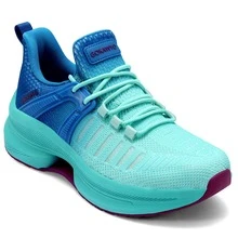 New Fashion Women's Shoes Lightweight Running Shoes Outdoor Non Slip Tennis Shoes Gym Fashion Breathable Sneakers - 藍色 - 查看 1