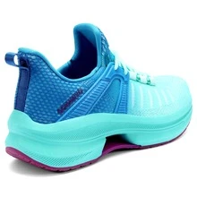 New Fashion Women's Shoes Lightweight Running Shoes Outdoor Non Slip Tennis Shoes Gym Fashion Breathable Sneakers - 藍色 - 查看 5