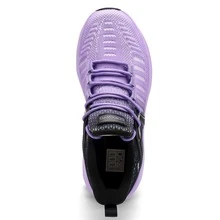 New Fashion Women's Shoes Lightweight Running Shoes Outdoor Non Slip Tennis Shoes Gym Fashion Breathable Sneakers - 紫羅蘭色 - 查看 5