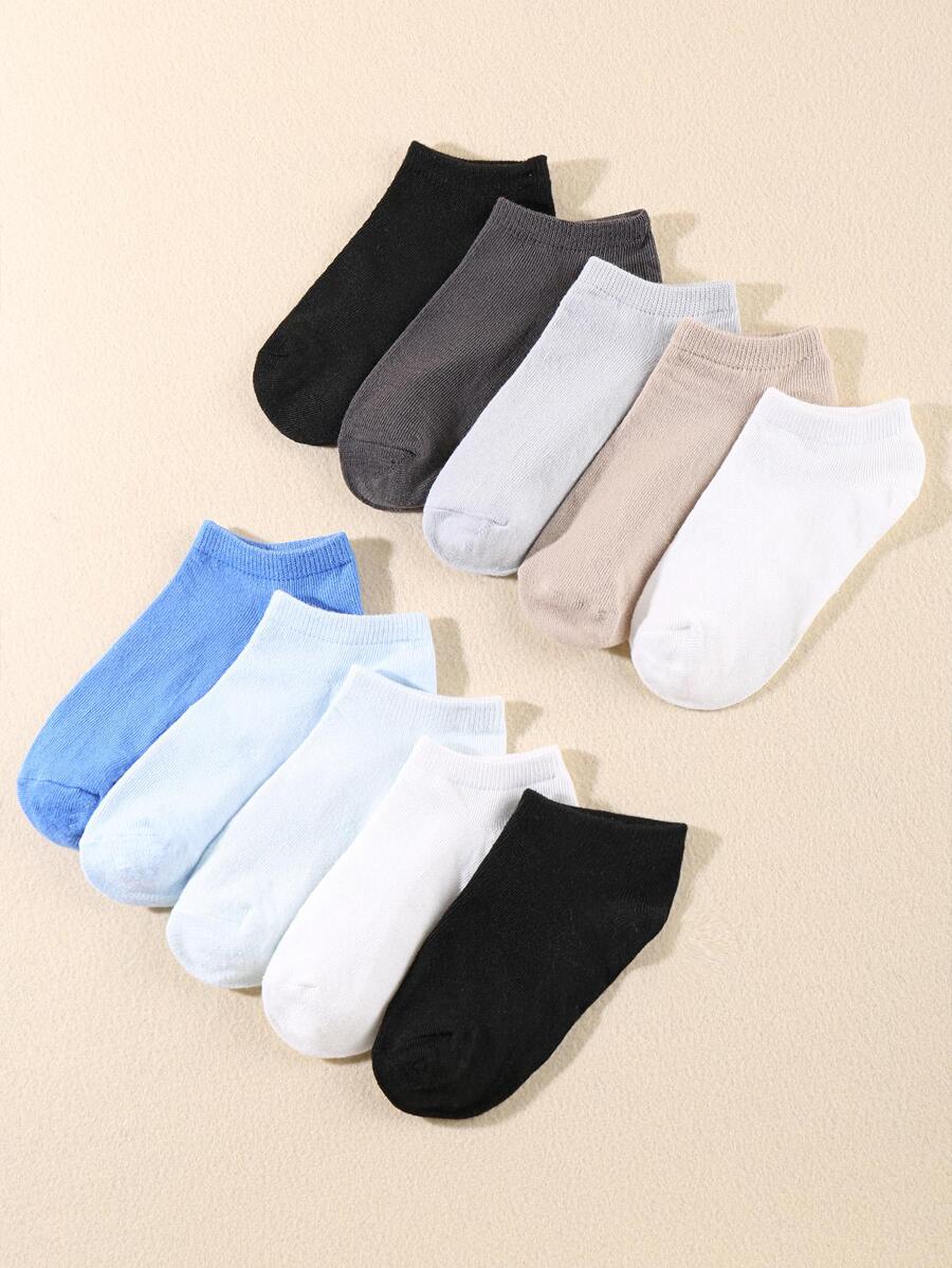 10 đôi vớ mắt cá chân cho trẻ em cho mùa hè - Nhiều màu - Xem 1