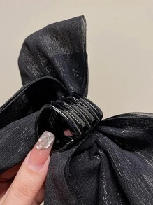 قطعة واحدة مشبك شعر نسائي مزين بفيونكة بطراز بريبي لتزيين الشعر، إكسسوار أنيق لعيد الحب، مشبك شعر، مشبك فك الشعر، مشبك شعر، ملحقات فيونكة، أدوات مدرسية، جامعة