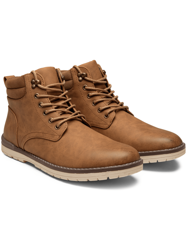 SHOESMALL Vostey Chukka Boots for Men Waterproof Casual Men's Hiking