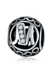 1pc Fashionable Rhinestone Decor Letter Detail DIY Bead For Women For DIY Jewelry Making - Multicolor - View 9