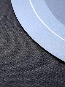 1 pieza Alfombra de baño con estampado de letra anti deslizante - Multicolor - Ver 2