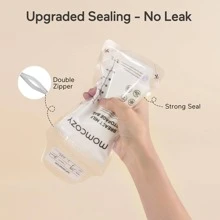 Momcozy Breastmilk Storing Bags, Milk Storing Bag Kit For Breastfeeding, Disposable Milk Storage Bag With 180ml Self Standing - 120 Count - View 9