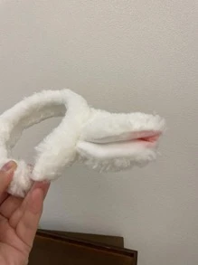 Diadema de disfraz con diseño de orejas de oveja lindo - Blanco - Ver 7