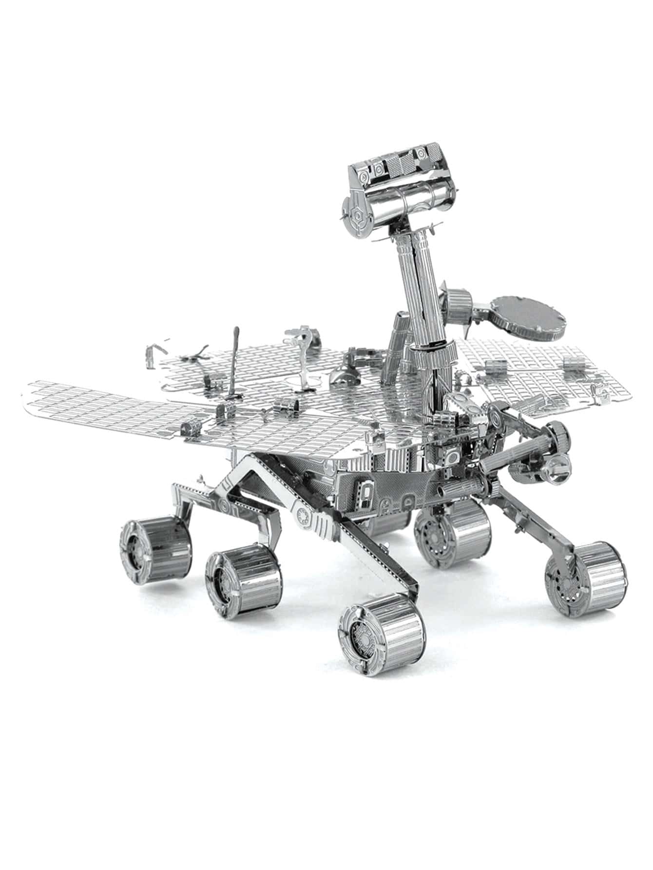 1pc Stainless Steel Jigsaw Puzzle, Modern 3D Metal Puzzle Building Block For Party - Silver - View 1