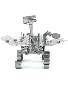 1pc Stainless Steel Jigsaw Puzzle, Modern 3D Metal Puzzle Building Block For Party - Silver - View 2