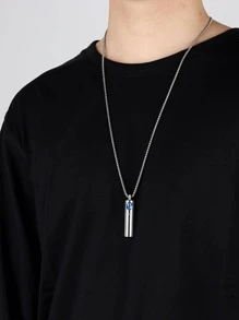 Twelve Constellations Aromatherapy Essential Oil Pendant Lockets Perfume Storage Diffuser Necklace Stainless Steel Jewelry - Silver - View 3