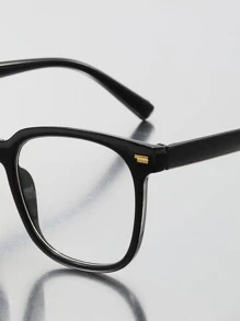 1 cặp kính mát gọng vuông cho nữ dùng hàng ngày - màu đen - Xem 3