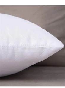 1pc Solid Color Decorative Pillow, Minimalist Microfiber Decorative Pillow For Home, Bedding, Pillow Inserts, Pillows For Bed, Pillow Core - White - View 10