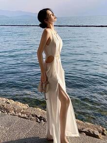 Women Dresses - 白色 - 查看 2