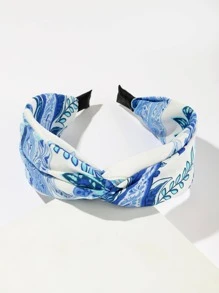 1 Nữ In Hình Lá Xoắn Trang Trí Băng Đô Rộng Boho Đi Biển - Nhiều màu - Xem 3