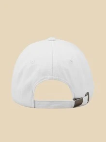 1 cái Mũ bóng chày giản dị cho phụ nữ họa tiết sóng cho cuộc sống hàng ngày - trắng - Xem 3