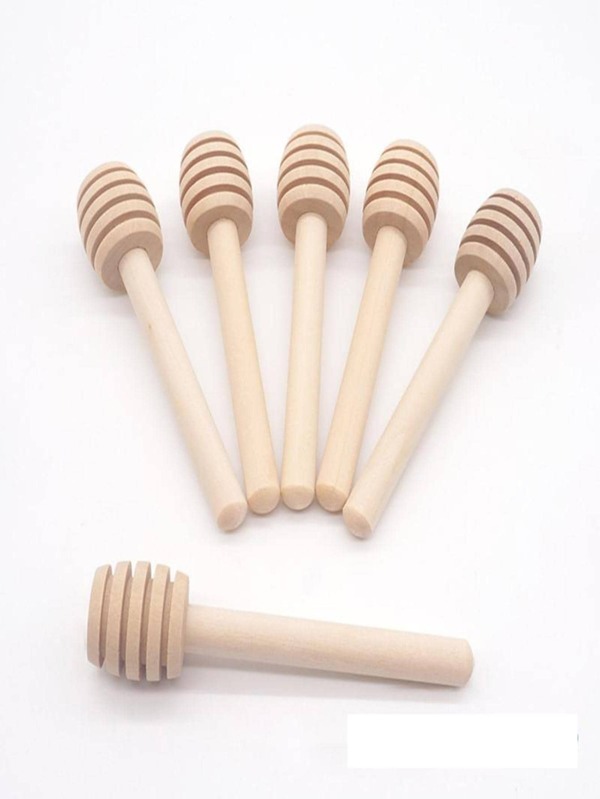 10 قطع/3 قطع ملعقة عسل خشبية إبداعية عصا تحريك العسل بحجمين 10 سم و 16 سم، هدايا عيد الأب وعيد الأم، مطبخ، هدية عيد الميلاد