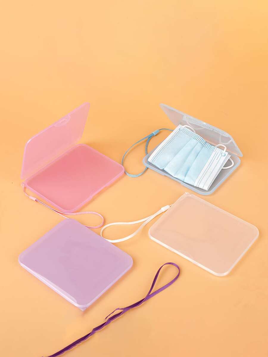 4pcs Face Cover Storage Box - Multicolor - View 1