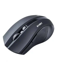 Mouse Optico Inalambrico Ergonomico Portatil Usb Laptop Pc - Negro - Ver 2