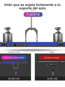 Funda Anillo Para Redmi A3 Con Anillo Soporte Uso Rudo - Azul - Ver 6