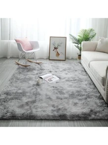 Decorative Rug 200 X 120 Cm Living Room And Bedroom - 淺灰色 - 查看 1