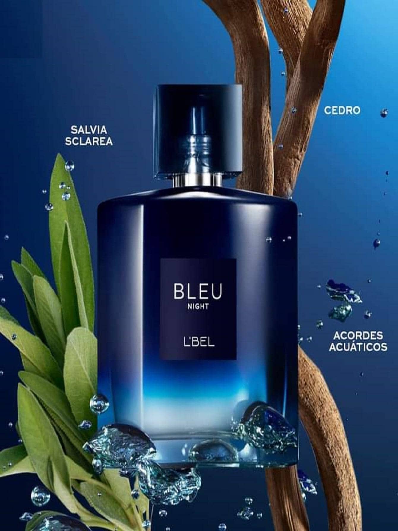 Bleu Intense Night  e intense Perfume para Hombre Larga Duración 100 ml - Azul - Ver 1