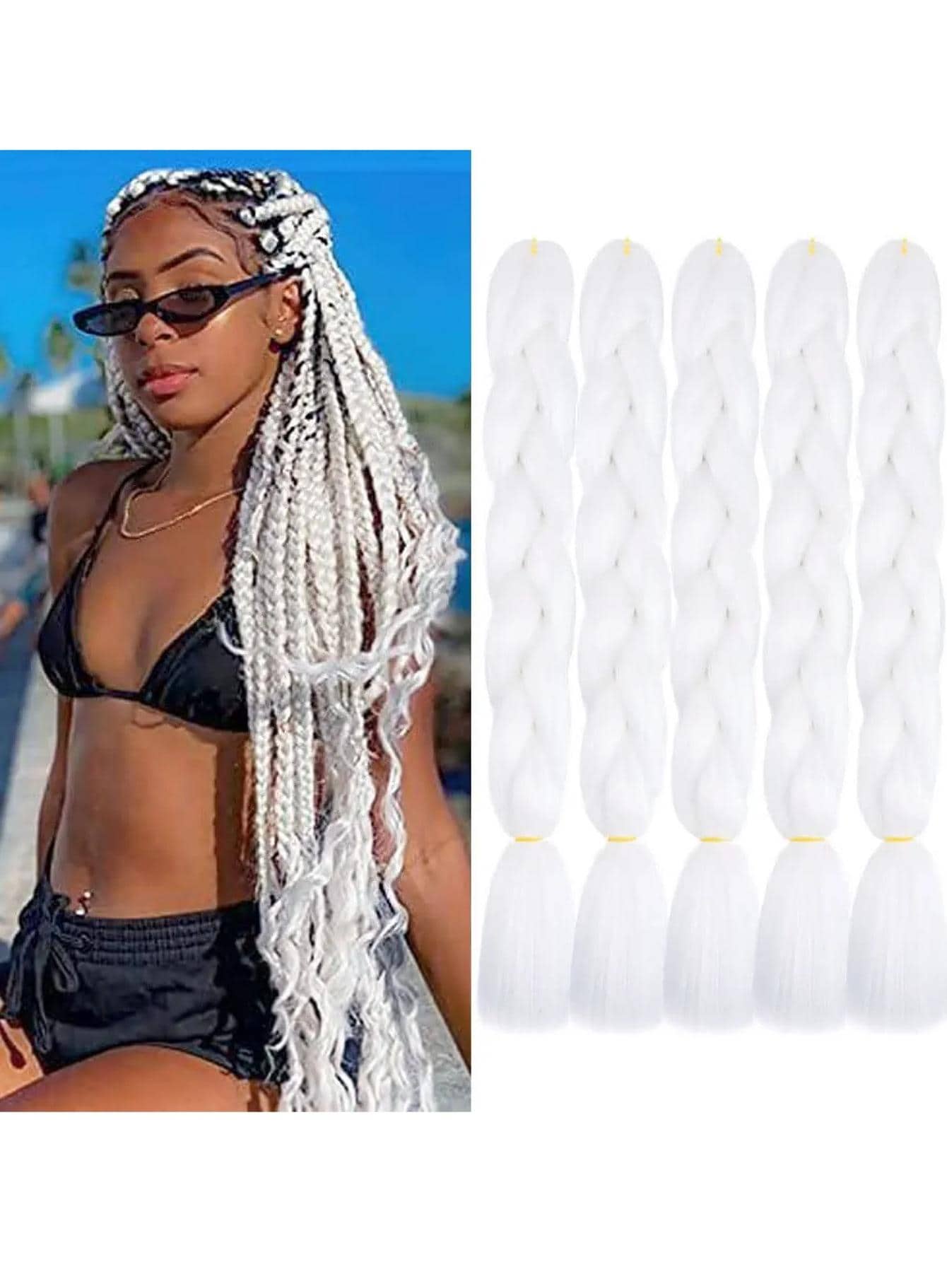 Kanekalon #60 - Blanco - Ver 1