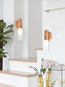 Led Motion Sensor Light, Battery-Operated Closet Light, Automatic Under Cabinet Lighting For Hallway, Staircase, Bedroom, Cabinet, Wardrobe - White - View 4