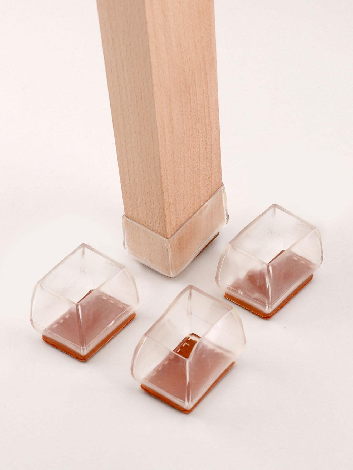 4pcs/set Silicone Table Foot Cover, Modern Non Slip Table Leg Cover For Home